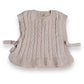 Olivia Vest, Beige, 100% Organic Cotton