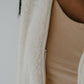 Adult Unisex Vest, Nila, Sand, 100% Natural Wool