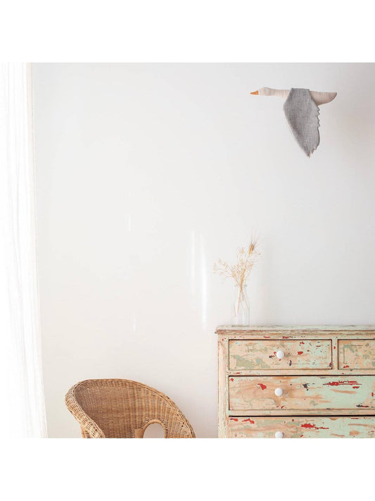 Fabric Bird - Grey