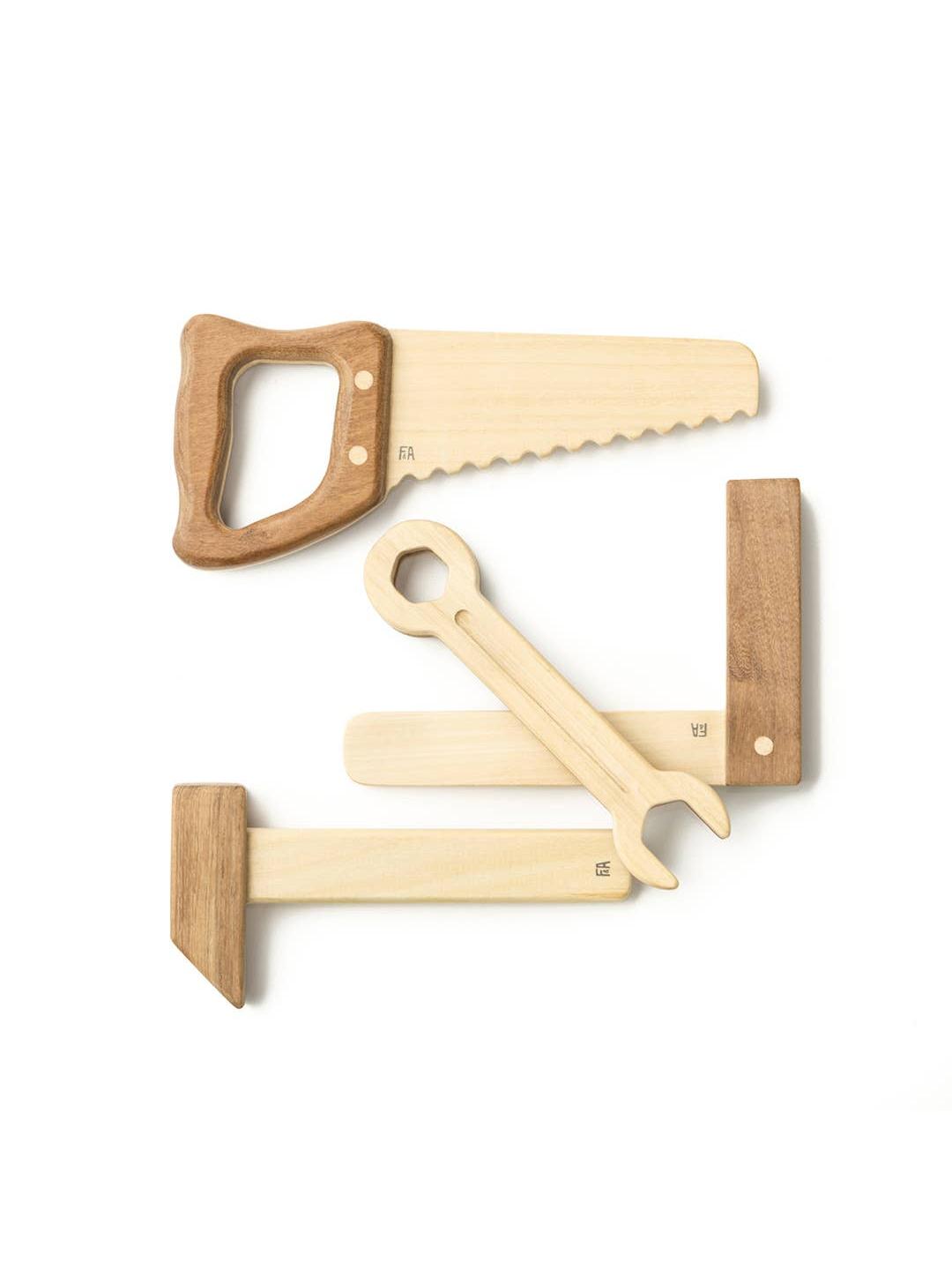 Fanny & Alexander, Wooden Tool Set, Classic Pretend Play Toys