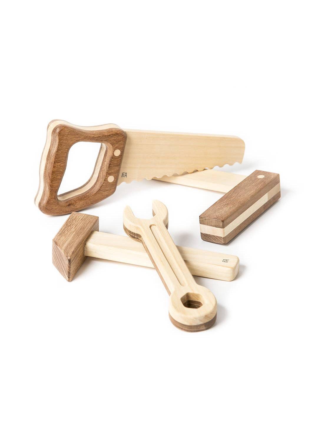 Fanny & Alexander, Wooden Tool Set, Classic Pretend Play Toys