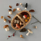Forest Mushrooms Basket, Wooden Play Set