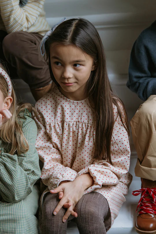 Girls Dress, Ines, Red Dot