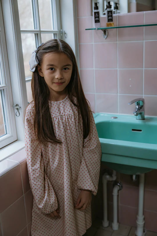 Girls Dress, Ines, Red Dot