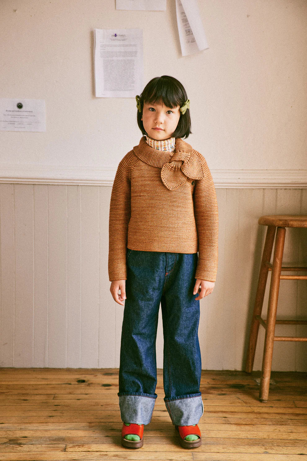 Girls Pullover, Scout, Rose Gold
