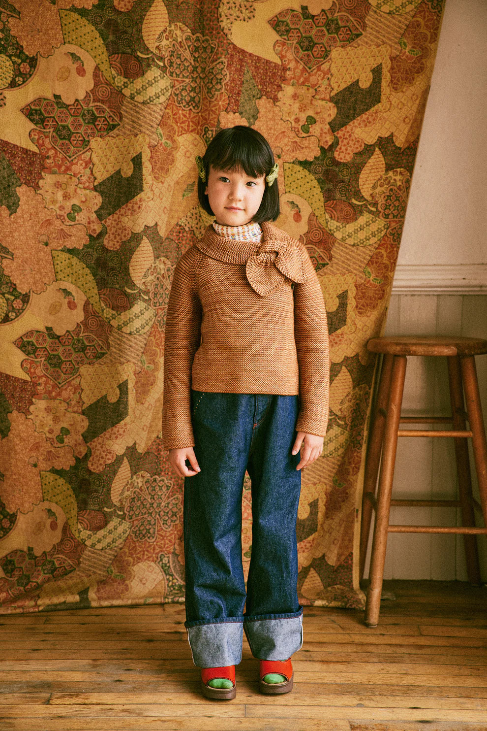 Girls Pullover, Scout, Rose Gold