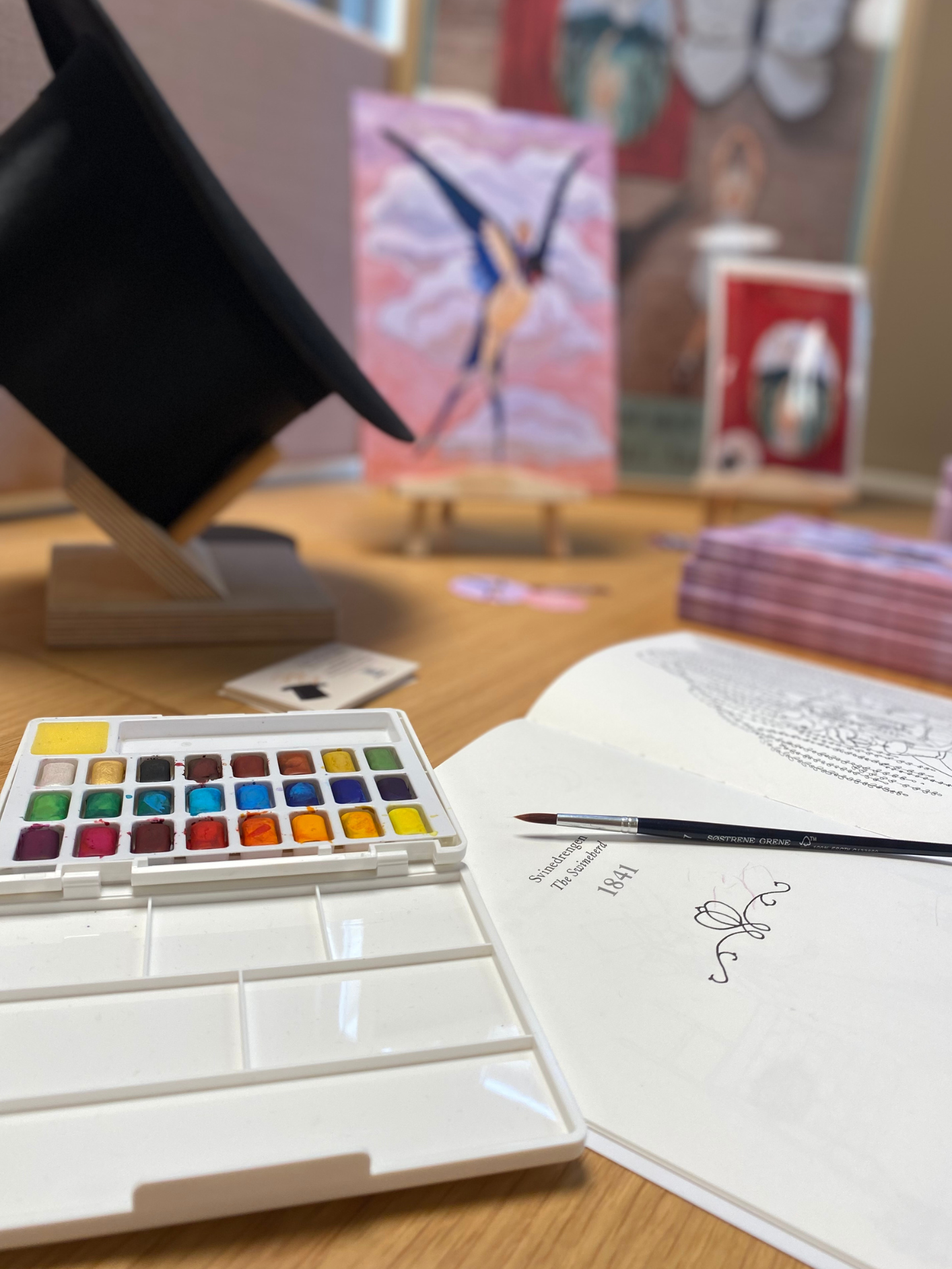 Hans Christian Andersen Fairy Tale Colouring Book with Audio