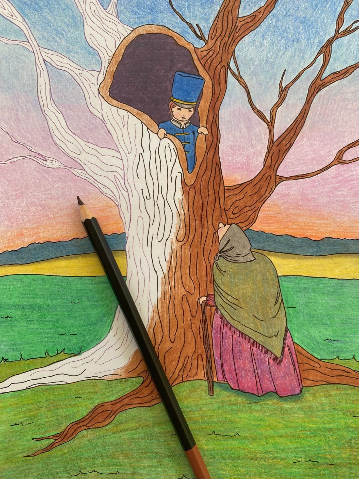 Hans Christian Andersen Fairy Tale Colouring Book with Audio