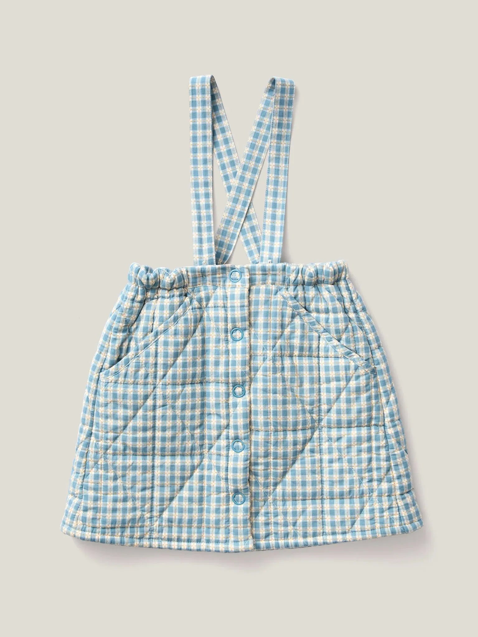 Harlyn Pinafore, Gingham, Oasis
