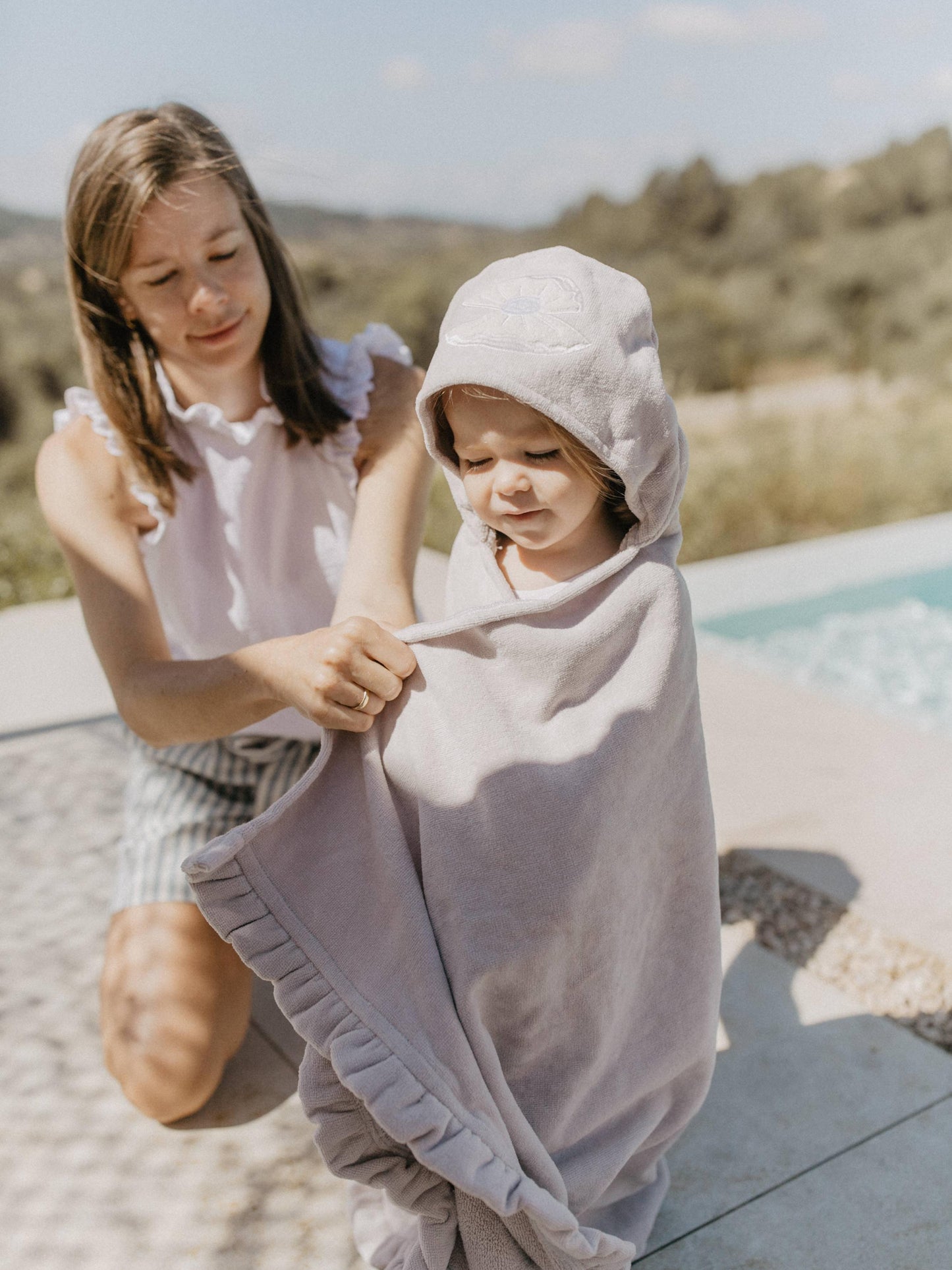 Hooded Towel 'Seashell'