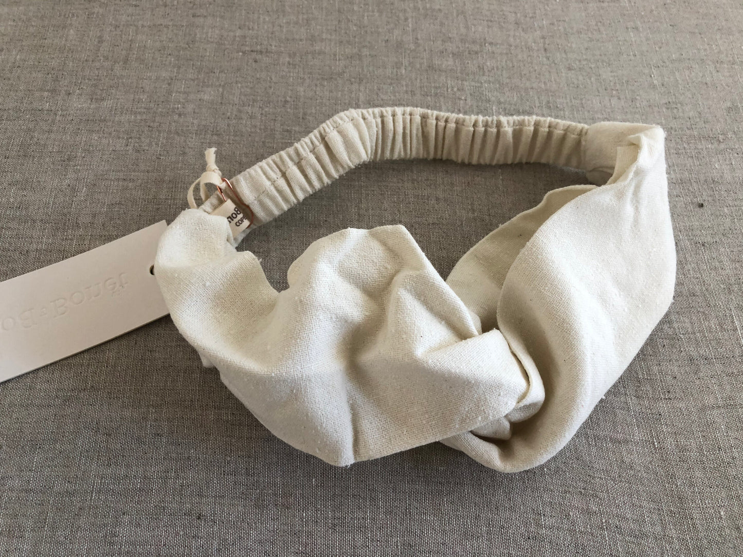 Bonet et Bonet, Silk Hairband, Undyed 100% Peace Silk