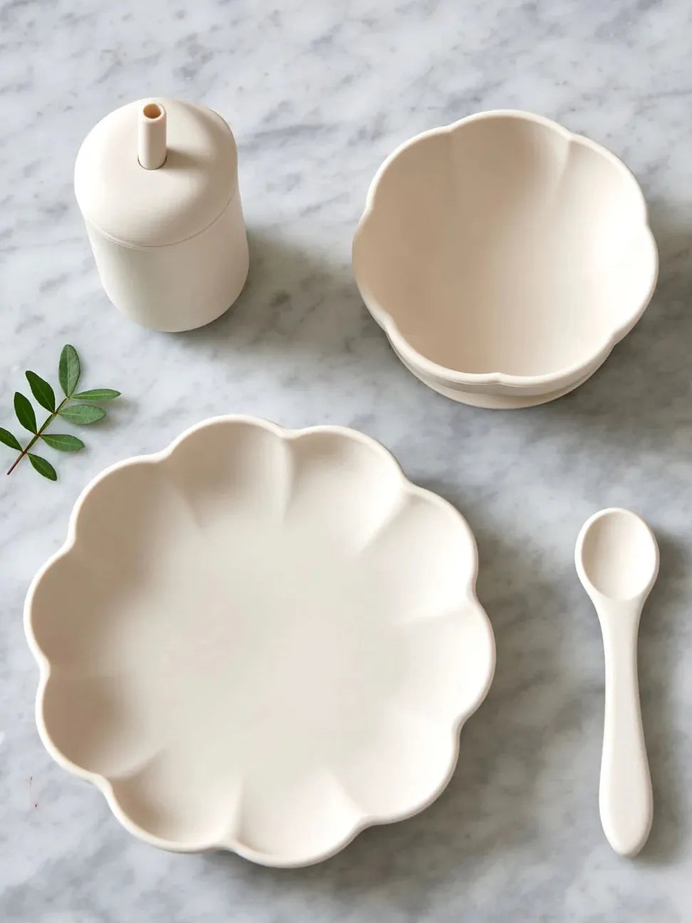 Jack o Juno, Little Poppy Dining Set, Cream