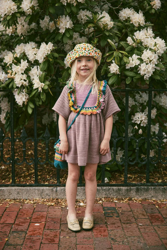 Misha & Puff, Sunfish Sailor Hat, String/Hazy Lilac Brimfield