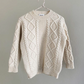 Sweater, Aran, Natural