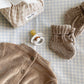 Wet Wipe Cover, Beige Gingham, Organic