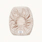 Wet Wipe Cover, Beige Gingham, Organic
