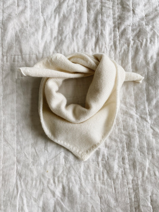 Atlas Cashmere Scarf, Natural, Organic