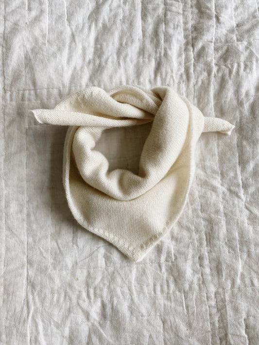 Lalaby,  Atlas Cashmere Scarf, Natural, Organic