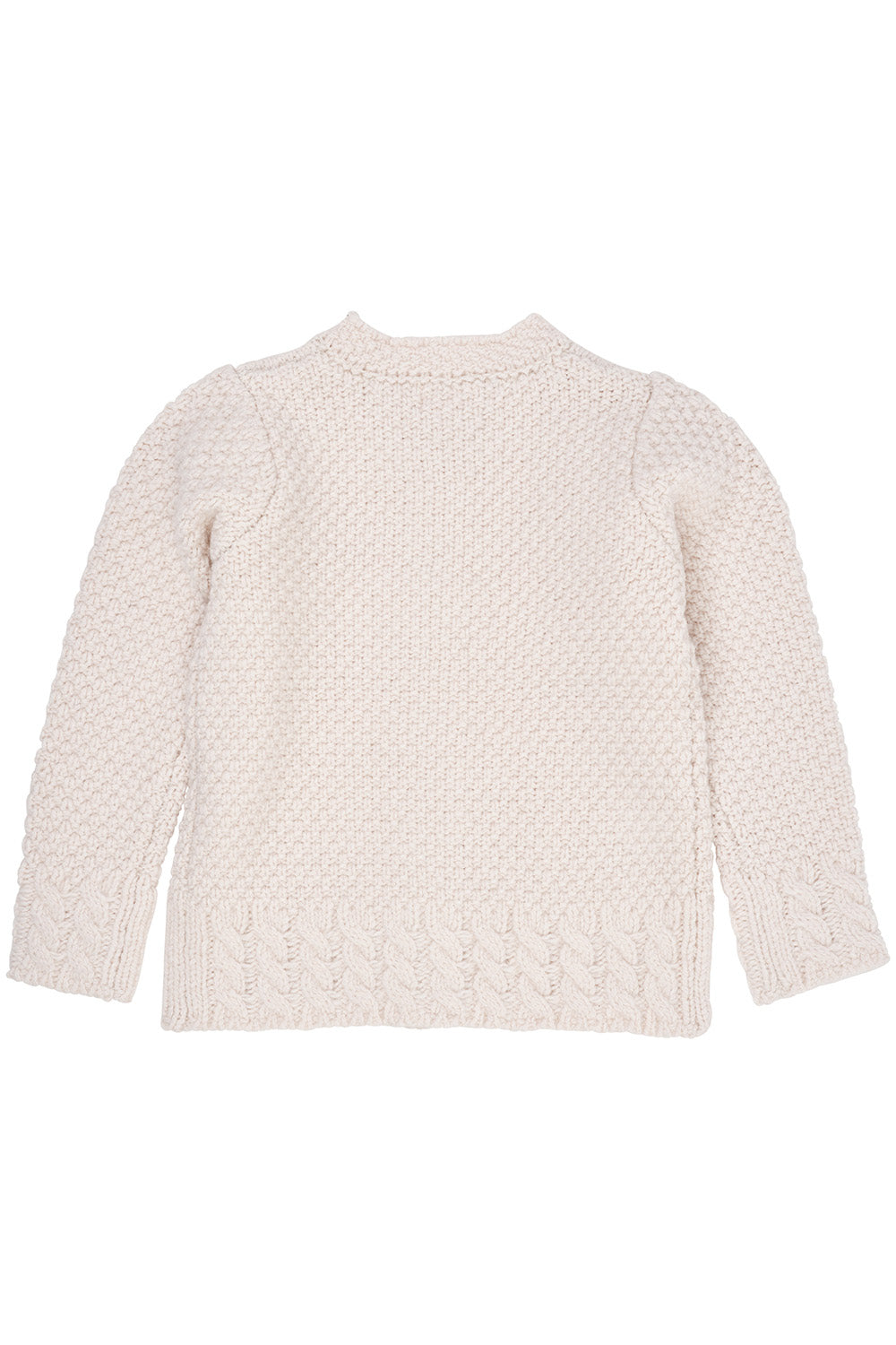 Lambswool Cardigan w. bow embroidery