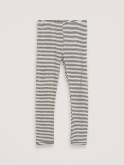 Leggings Stripe, Taupe/Offwhite