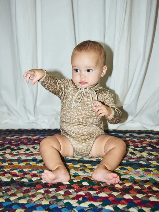 Scout Onesie, Kelp Bunny Meadow