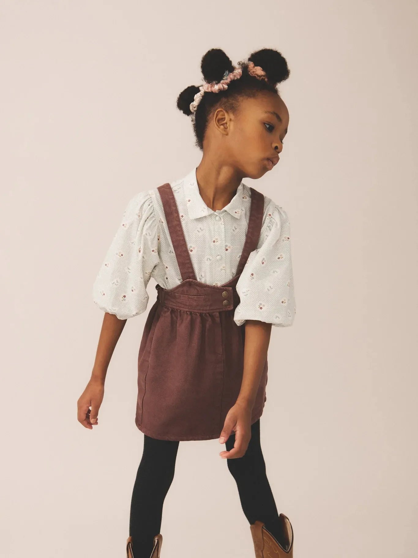 Louisa Blouse, Pasture Print, Oasis