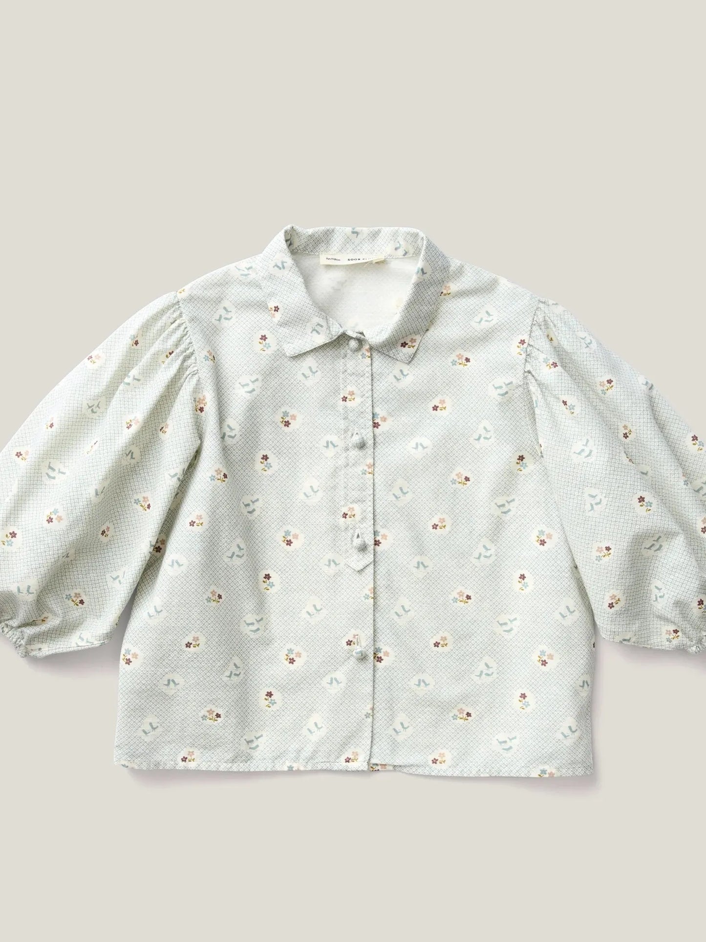 Louisa Blouse, Pasture Print, Oasis