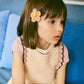Louisa Pinafore Dress, Bisque