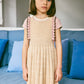 Louisa Pinafore Dress, Bisque
