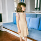 Louisa Pinafore Dress, Bisque