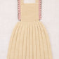 Louisa Pinafore Dress, Bisque