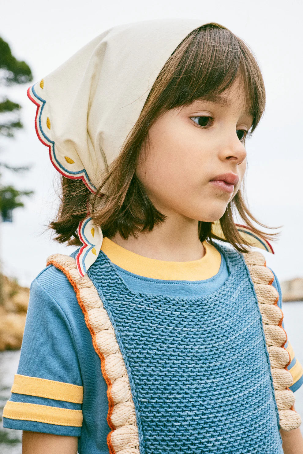 Louisa Pinafore Dress, Blueslate