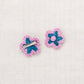 Medium Flower Clip Set, Prussian Blue