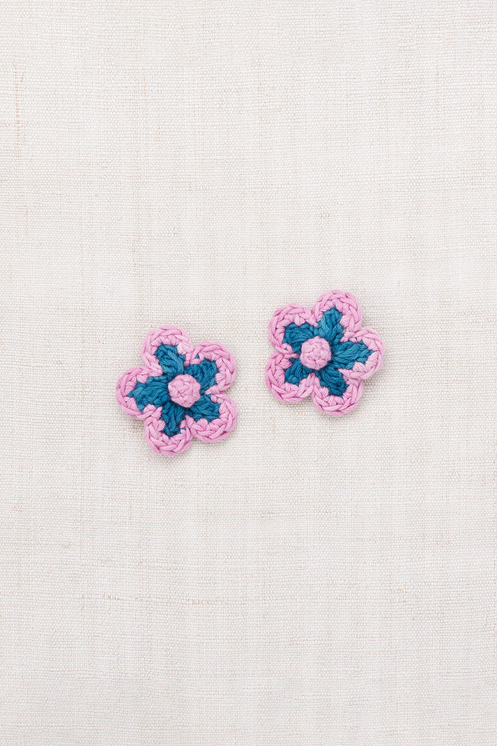 Medium Flower Clip Set, Prussian Blue