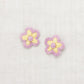 Medium Flower Clip Set, Vintage Yellow