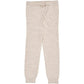 Merino Classic Rib Leggings, Pale Cream Melange