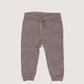 Merino Leggings, Garter Stitch, Natural Melange