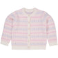 Merino Pattern Cardigan, Lavender combi