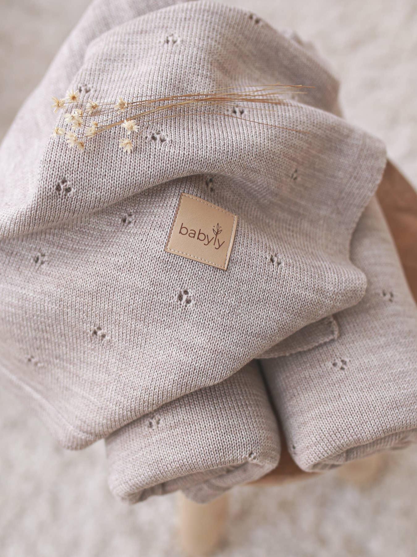 Merino Wool Knitted Blanket, All-Season, Oeko-Tex Certified