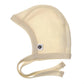 Merino Wool Tie Hat, Natural, Soft Newborn Bonnet