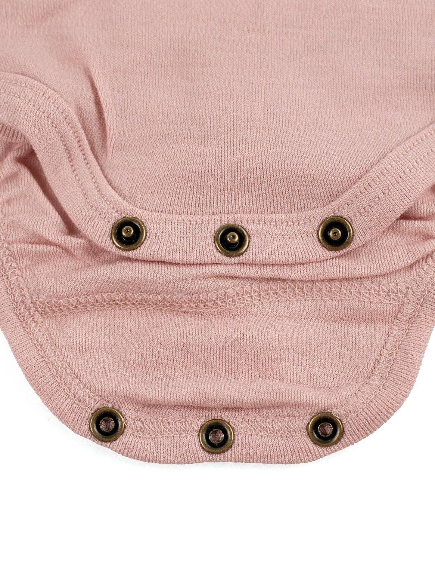 Merino Wool Wrap Bodysuit, , Misty Rose