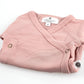 Merino Wool Wrap Bodysuit, , Misty Rose