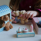 Milo Tiny Teddy – Miniature Teddy Bear in Box Bed