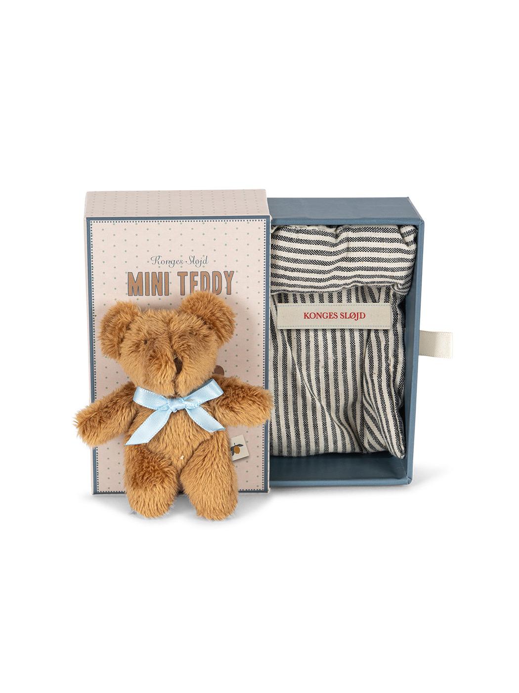 Milo Tiny Teddy – Miniature Teddy Bear in Box Bed