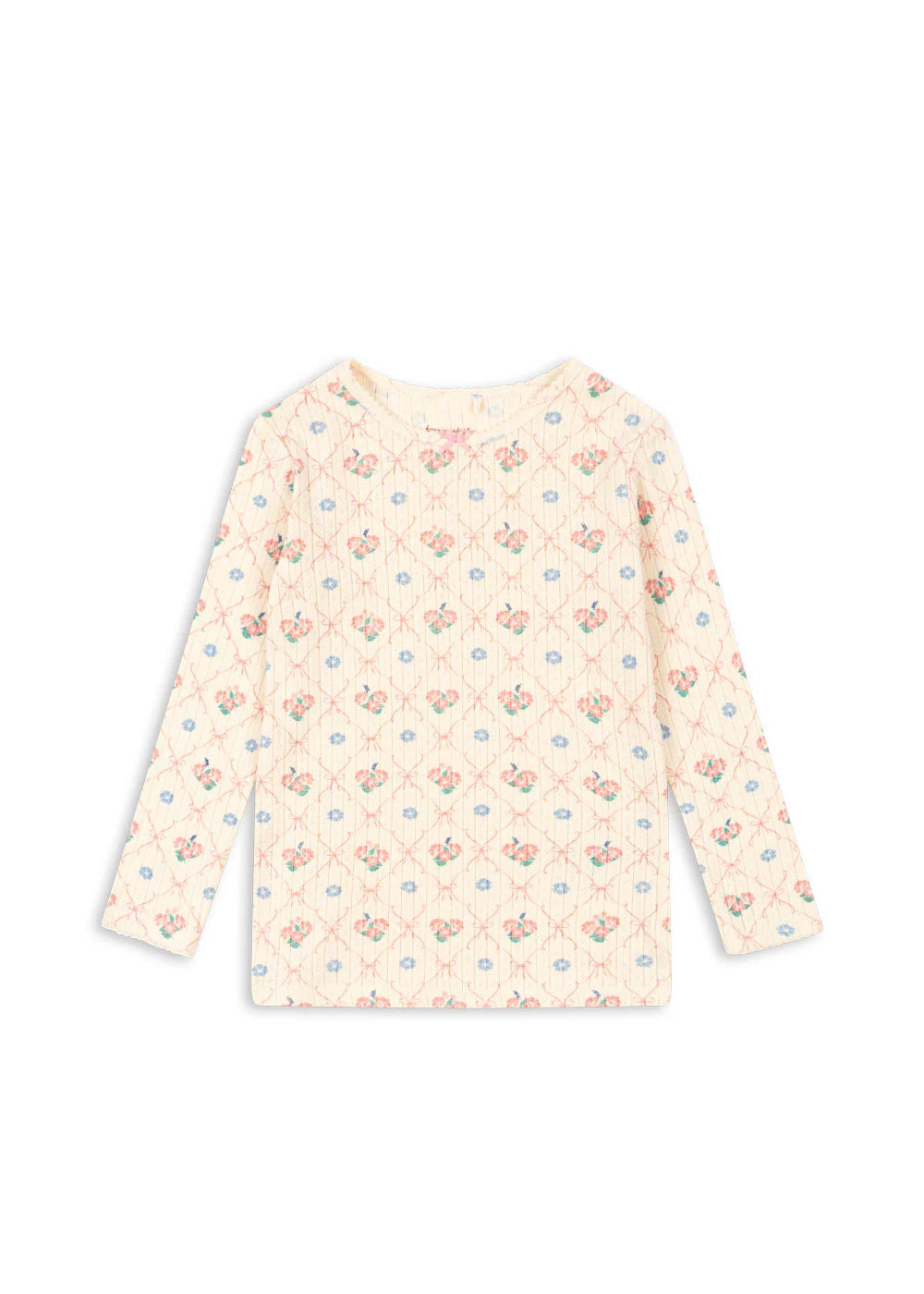 Konges Sløjd, Minnie Blouse Gots, Fleur Decor, 100% Organic Cotton