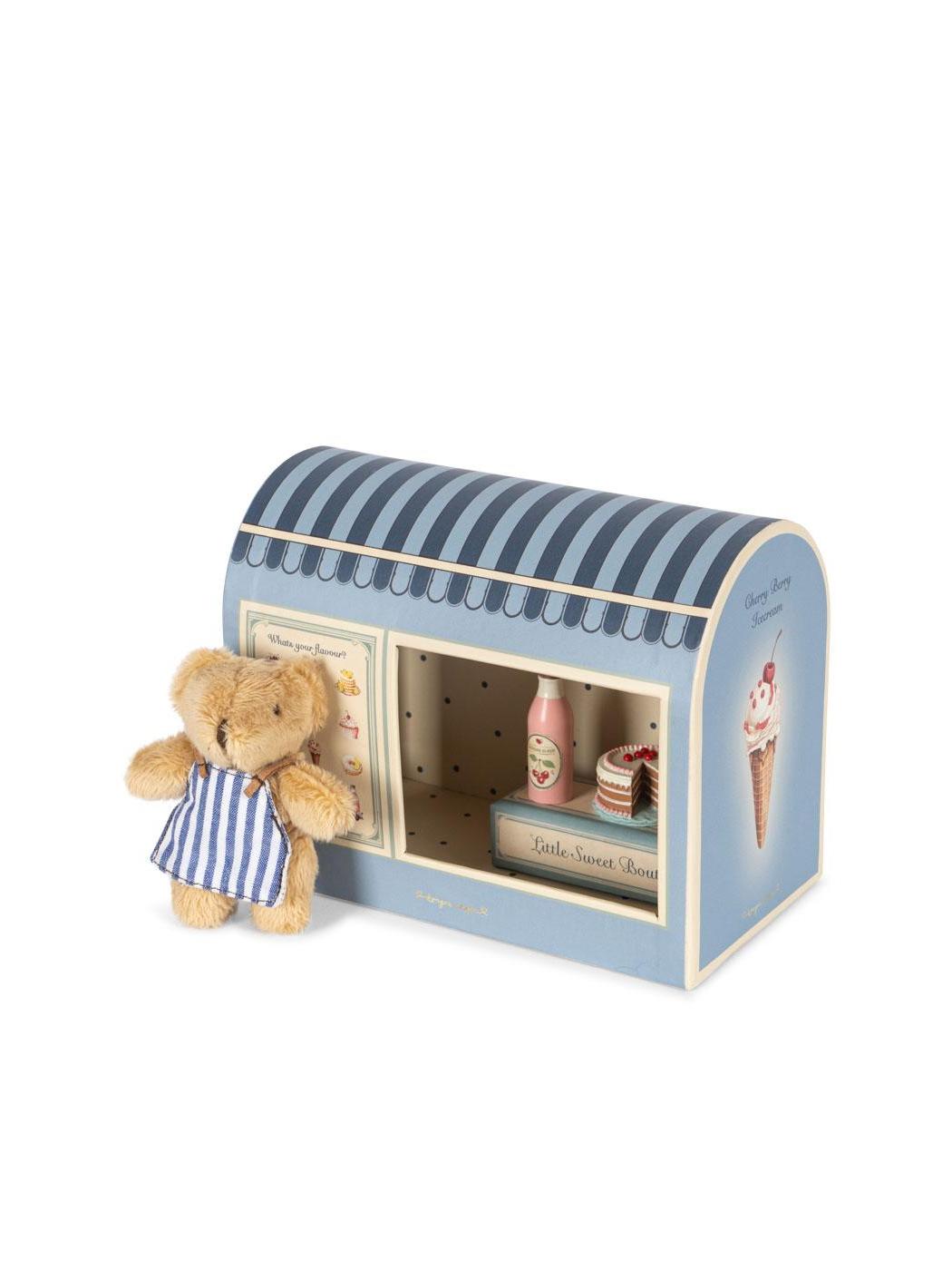 Miniature Candy Shop Toy Set with Teddy – Pretend Play for Kids, My Sweet Boutique