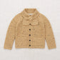 Misha & Puff, Kids Cardigan, Camel Confetti, 100% Wool