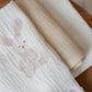 Muslin Burp Cloth Set, 3 Pack, Bunny Print