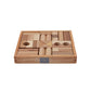 Natural blocks in tray - 30 pcs