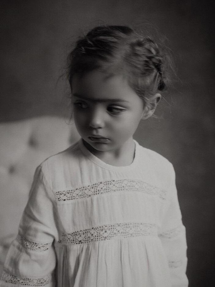 Olga Vintage Dress, White